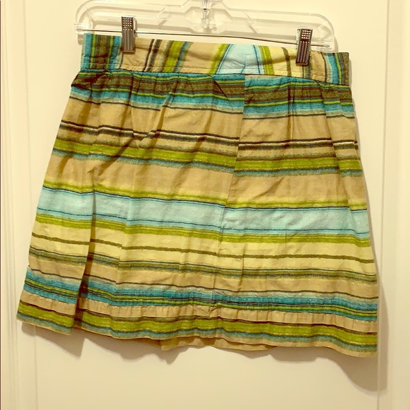 Anne Taylor LOFT multi colored striped skirt - Picture 1 of 6